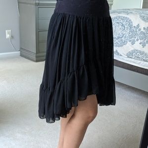 Free People tiered ruffle skirt